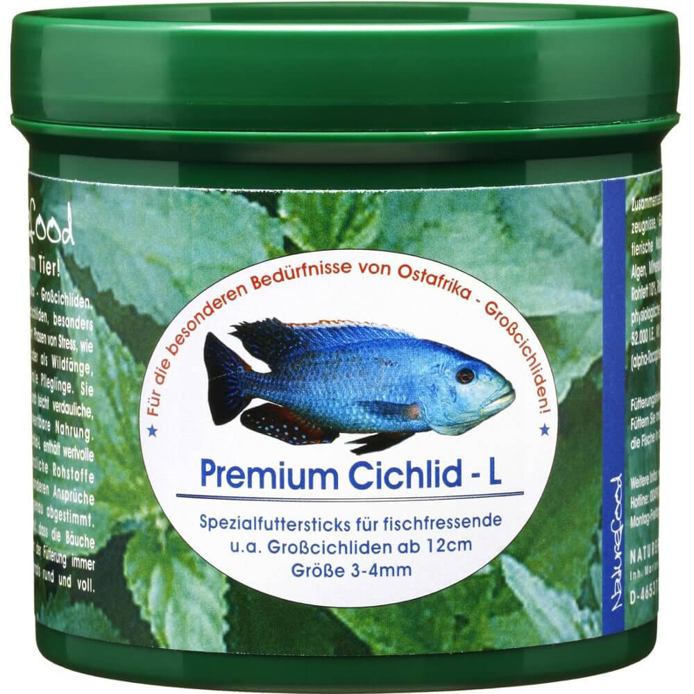 Naturefood Premium Cichlid L 140g pokarm dla pielęgnic