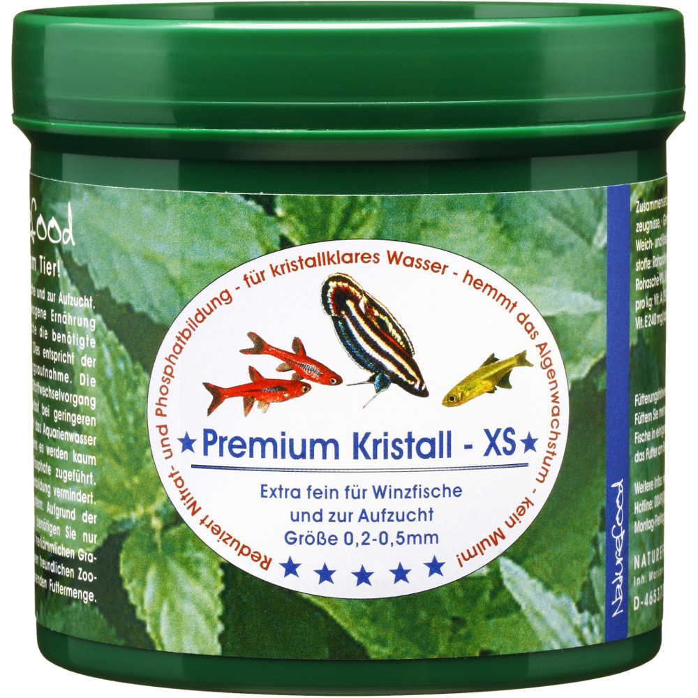 Naturefood Premium Kristall XS 260ml - 105g pokarm dla ryb