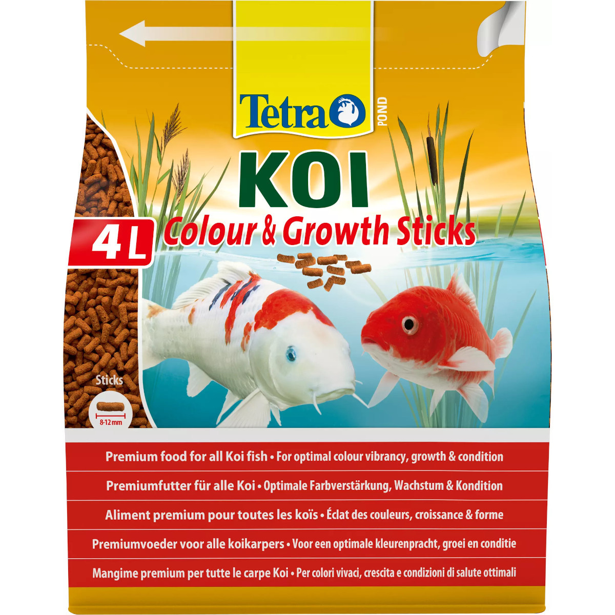 Tetra Pond Koi Colour&Growth Sticks 4L Pokarm dla ryb oczko wodne