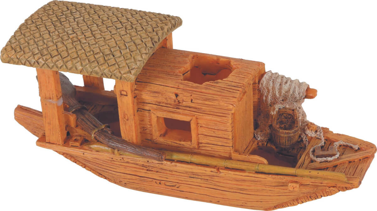 Zolux Dekoracja ozdoba do akwarium - łódź rybacka model 1