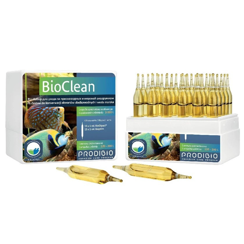 Prodibio BioClean Fresh & Salt 30 ampułek - Zestaw oczyszczający wodę