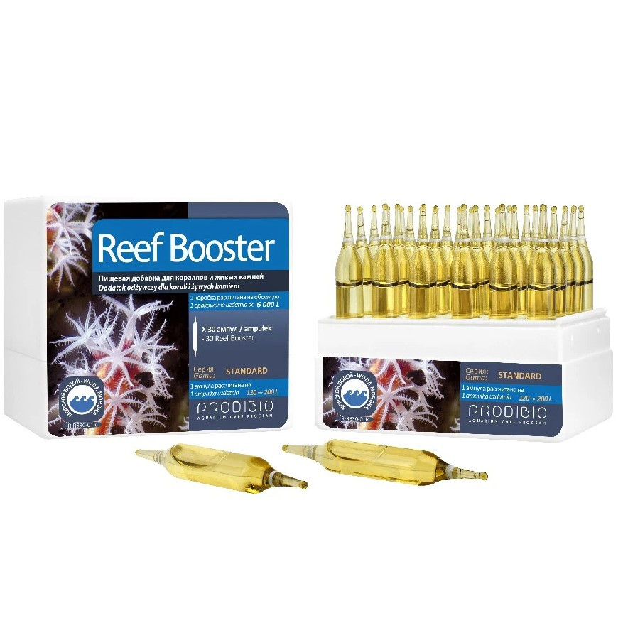 Prodibio Reef Booster  30 ampułek - Suplement do akwarium morskiego