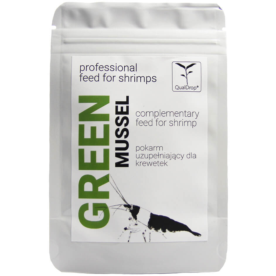 QualDrop Green Mussel 10g Pokarm uzupełniający dla krewetek