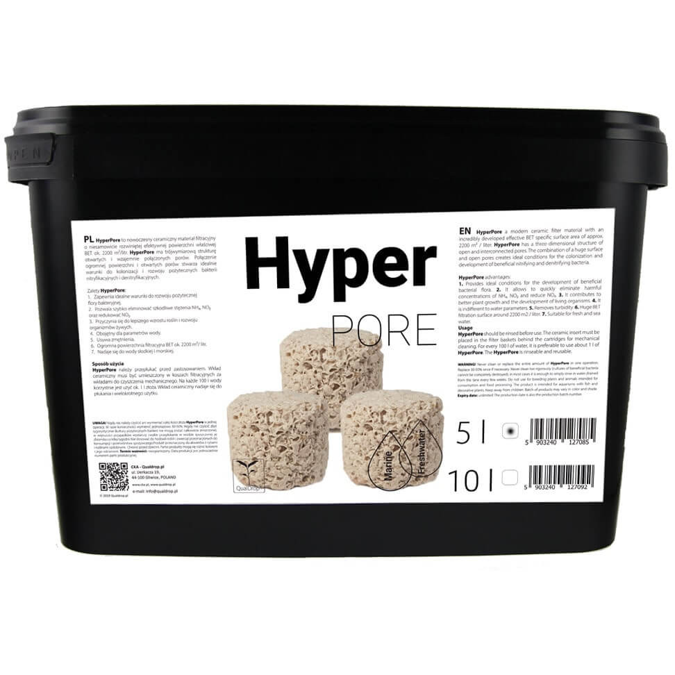 QualDrop HyperPore 5L wysokoporowaty wkład do filtra