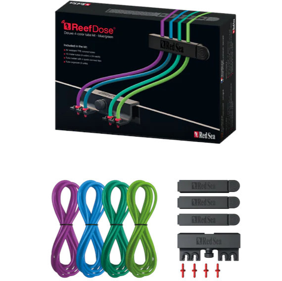Red Sea ReefDose Tube Kit Blue-Green - Wężyki i uchwyty do pompy dozującej