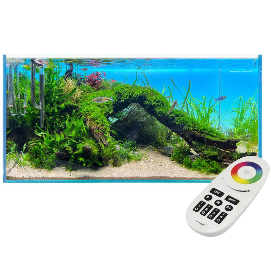 Diversa Backlight LED RGB 50x35 Tło podświetlane do akwarium + sterownik