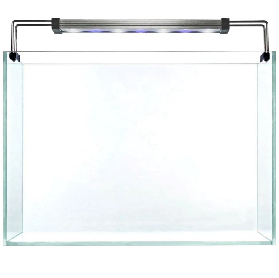 Akwarium zestaw Optiwhite 60x30x36cm 6mm 64L + lampa Twinstar Light 60A II