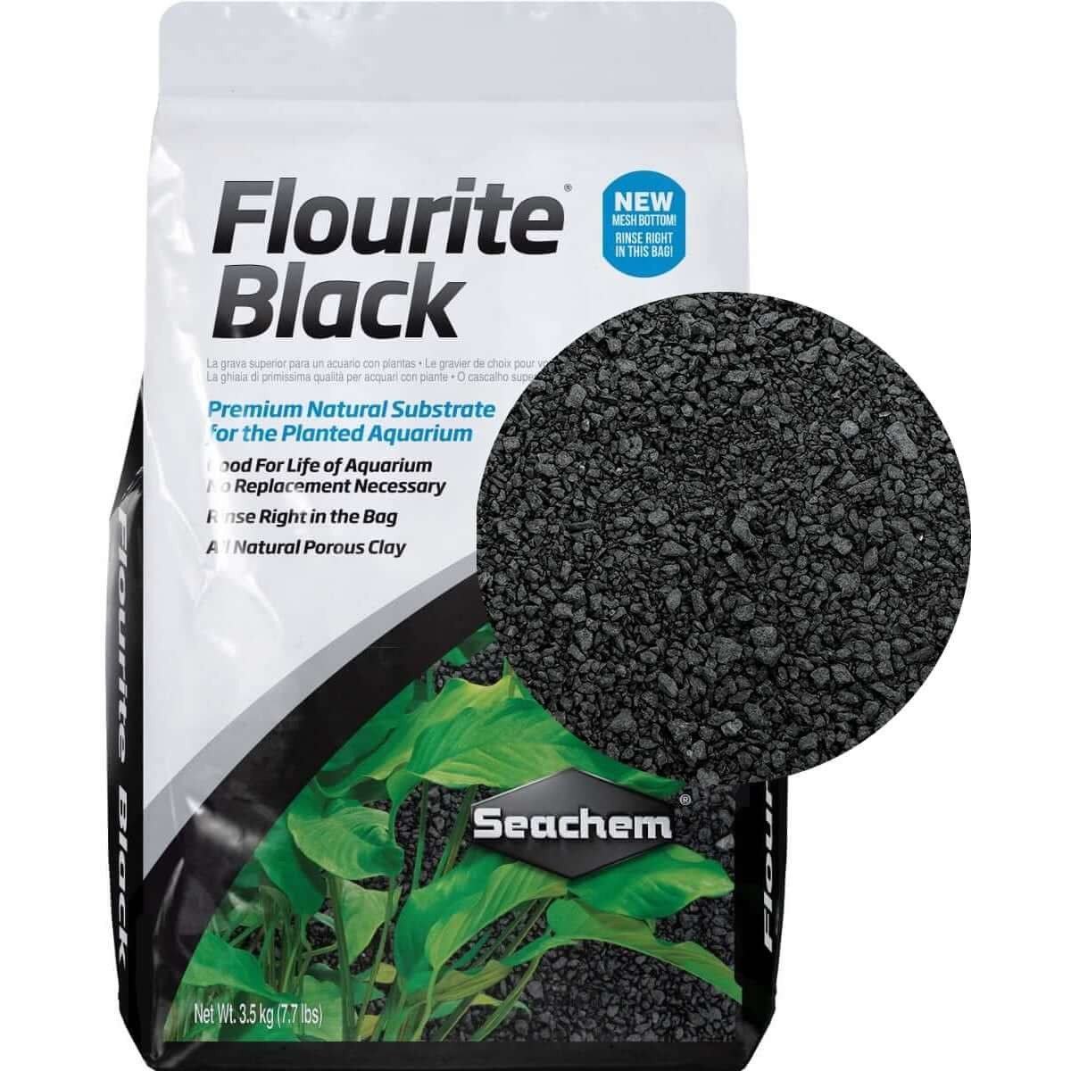 SEACHEM FLOURITE BLACK 3,5KG CZARNE PODŁOŻE DO AKWARIUM