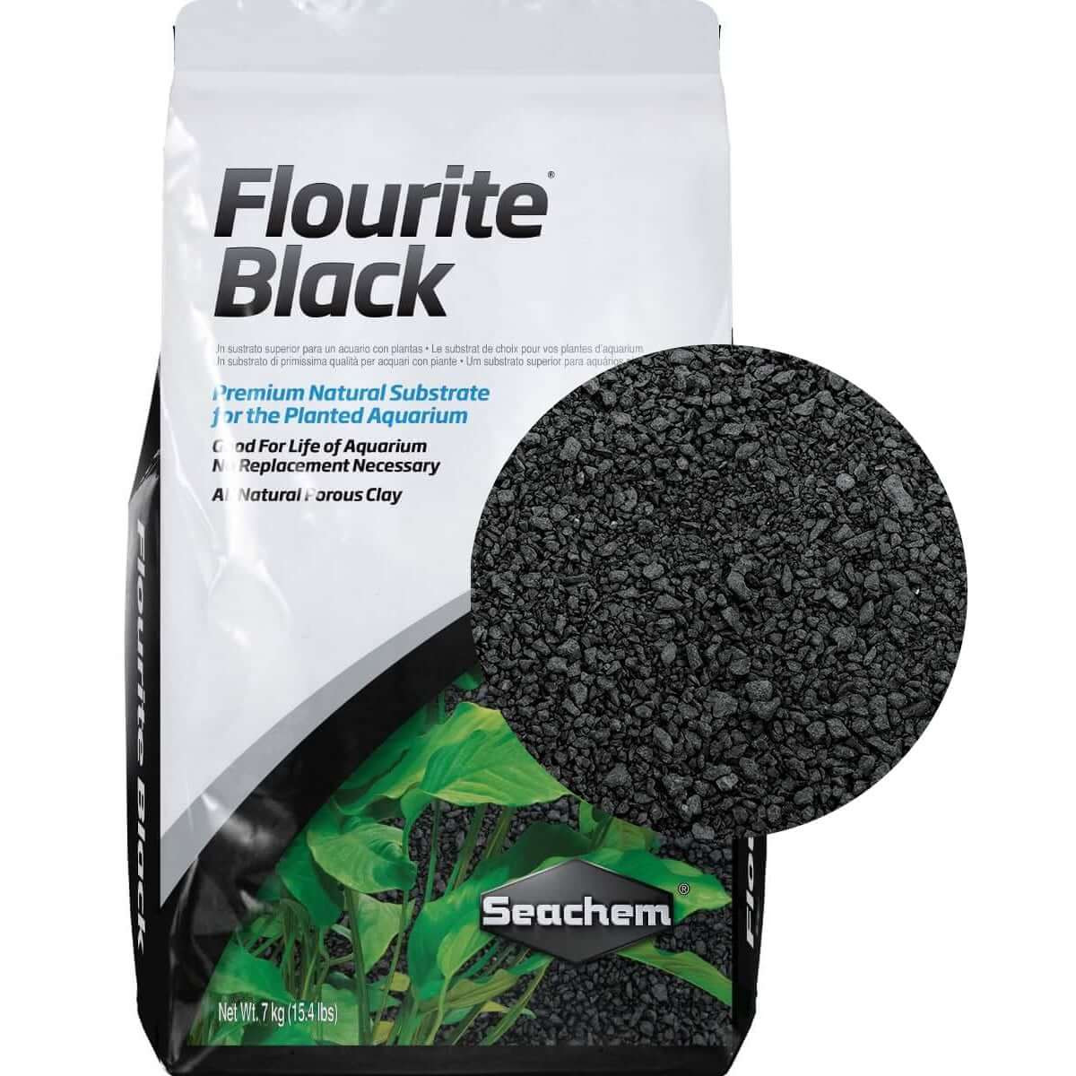 SEACHEM FLOURITE BLACK 7KG CZARNE PODŁOŻE DO AKWARIUM