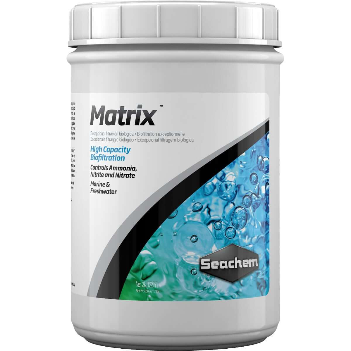 SEACHEM MATRIX 2L - WKŁAD BIOLOGICZNY - 1L/700M2