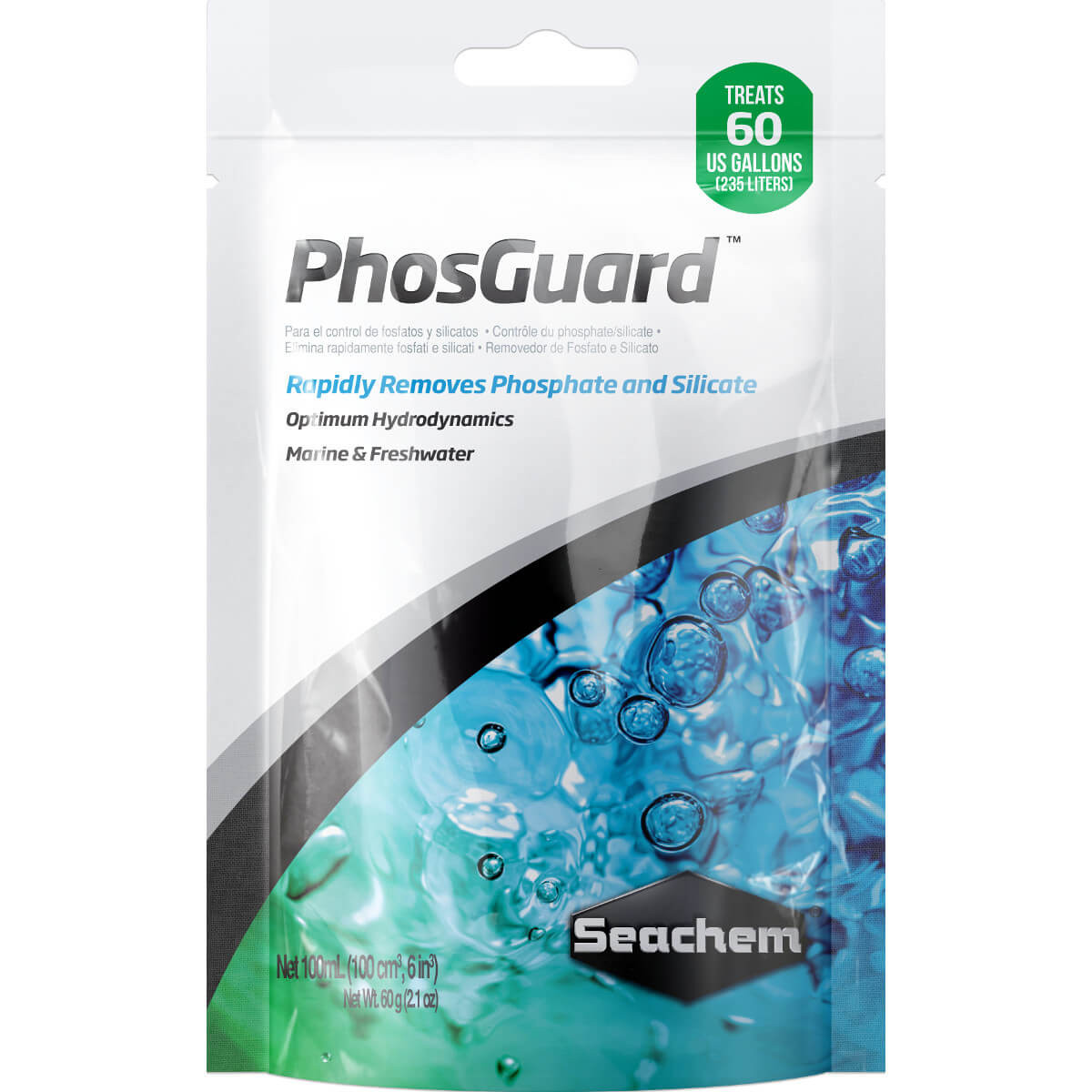 SEACHEM PHOSGUARD 100ML USUWA FOSFORANY KRZEMIANY