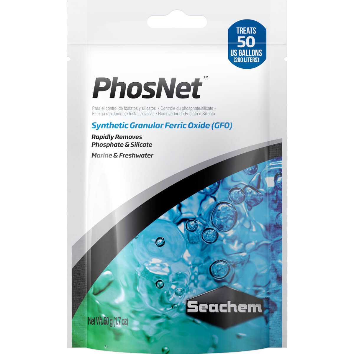 Seachem PhosNet 50g - usuwa fosforany i krzemiany