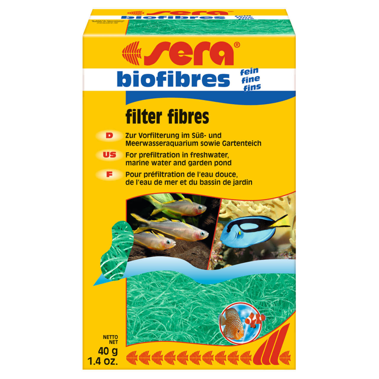 Sera Biofibres Fine 40g Włóknina wkład do filtra