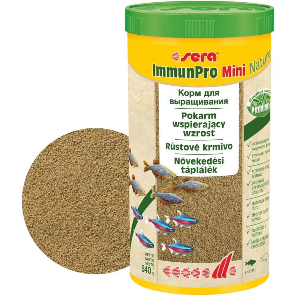 Sera ImmunPro Mini Nature 1000ml - 540g pokarm dla małych ryb