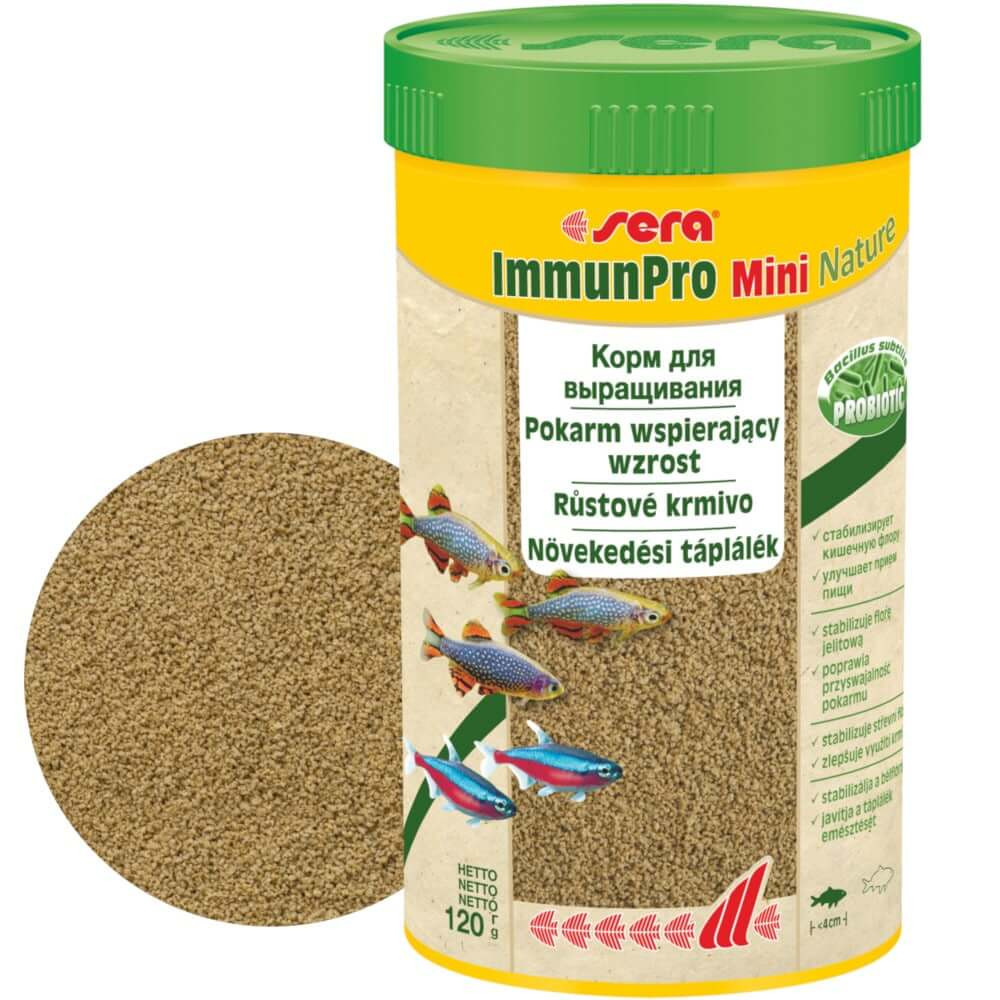 Sera ImmunPro Mini Nature 250ml - 120g pokarm dla małych ryb