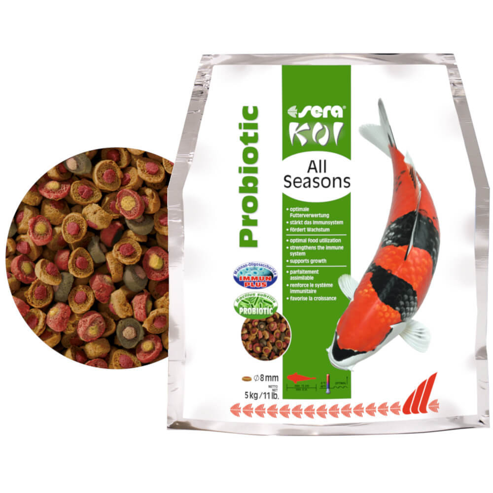 Sera Koi All Seasons Probiotic 5kg Pokarm dla karpi koi
