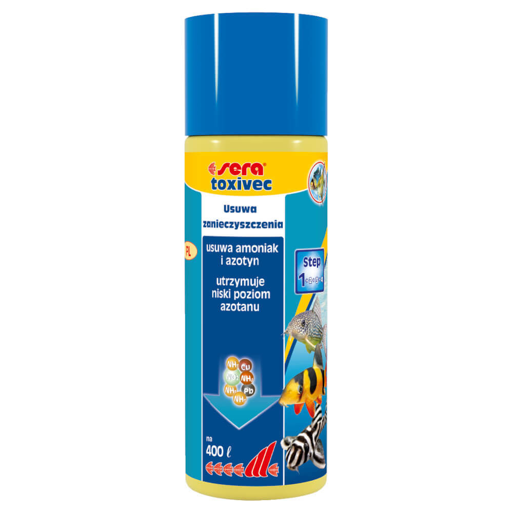 Sera Toxivec 100ml - Neutralizuje NH3 NO2