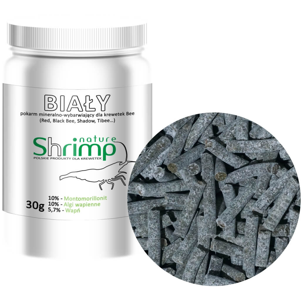 Shrimp Nature Biały 30g Pokarm mineralno-wybarwiający