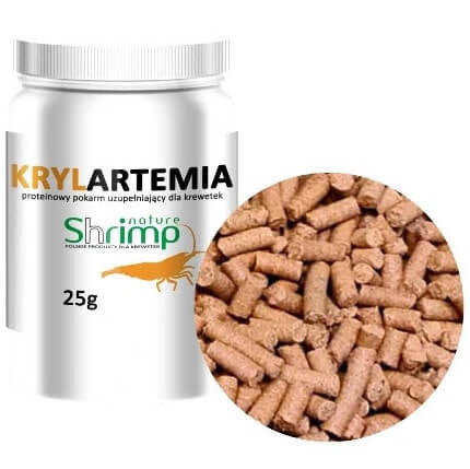 Shrimp Nature Kryl / Artemia 25g - Pokarm uzupełniający dla krewetek