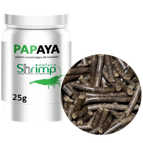 Shrimp Nature Papaya 25g - Pokarm uzupełniający dla krewetek