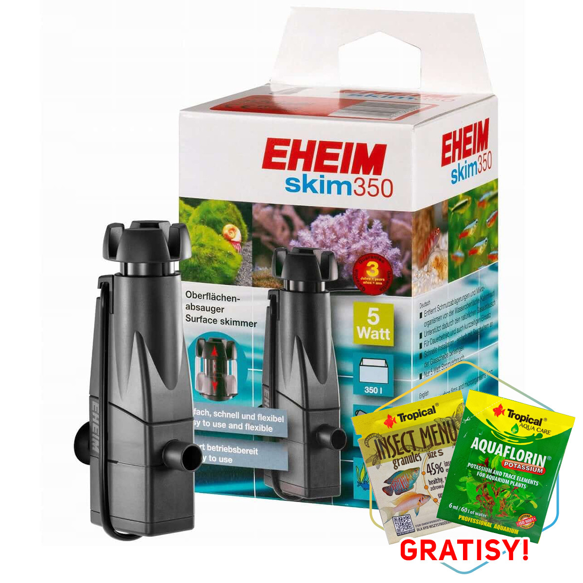 Eheim Skim 350 - skimmer - filtr powierzchniowy