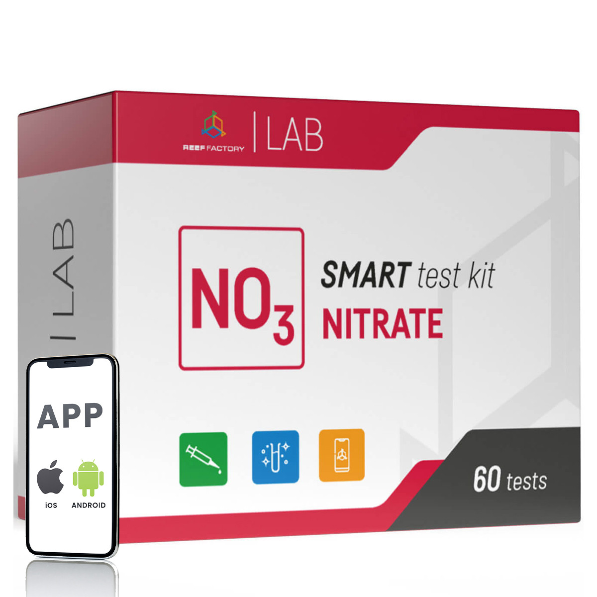 Reef Factory NO3 Smart Test Kit - na azotany 60 testów