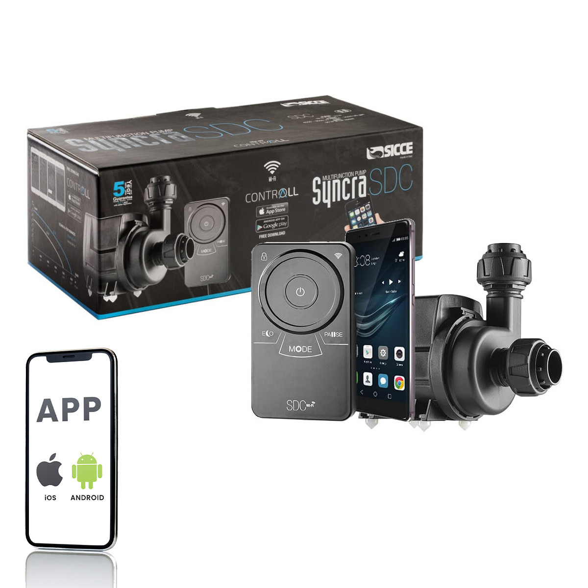 Sicce Syncra SDC Pompa 6.0 - 2000-5500l/h - WiFi
