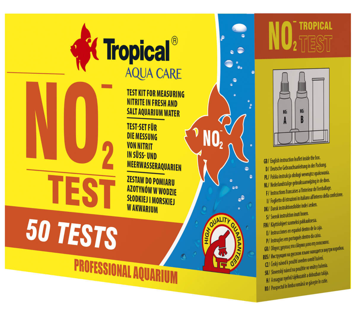 Tropical Test NO2 - Test na Azotyny - 50 testów