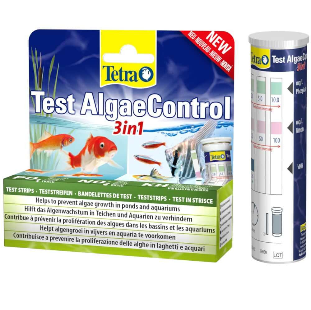 Tetra AlgaeControl 3w1 Test PO4 NO3 KH do oczka wodnego