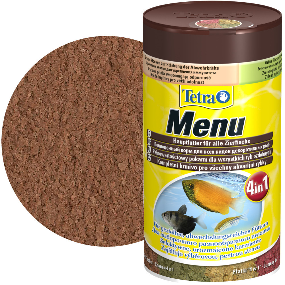 Tetra Menu 100ml - 25g Pokarm podstawowy dla ryb 4 rodzaje