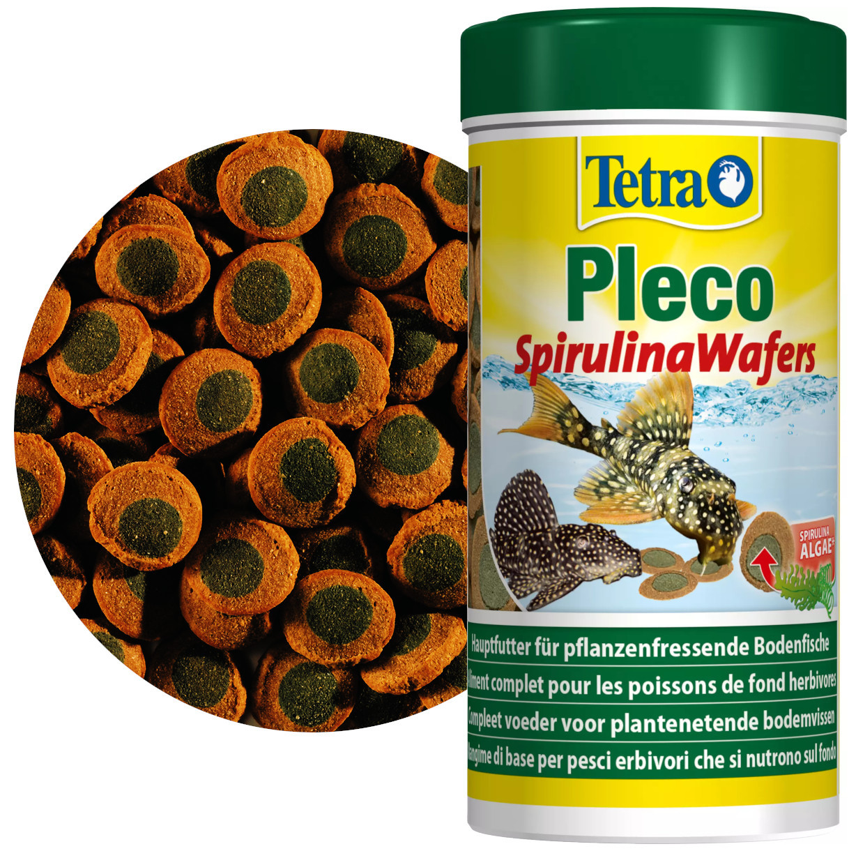 Tetra Pleco Spirulina Wafers 250ml Pokarm dla glonojadów