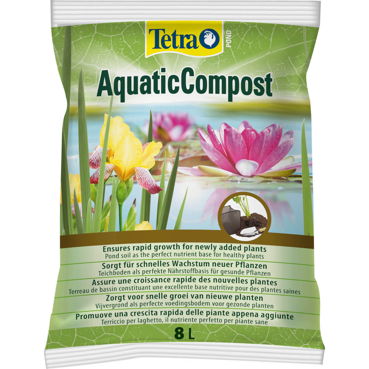 TETRA POND AQUATICCOMPOST 8L ZIEMIA DLA ROŚLIN WODNYCH