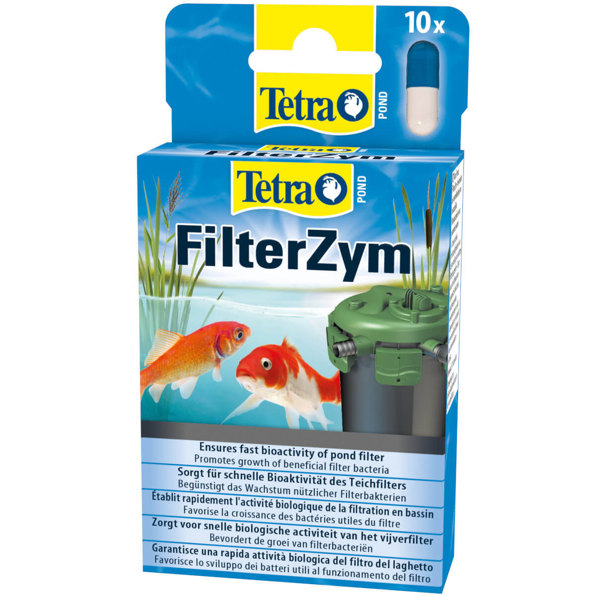 TETRA POND FILTERZYM BAKTERIE - BIOSTARTER DO FILTRA - 10 KAPSUŁEK