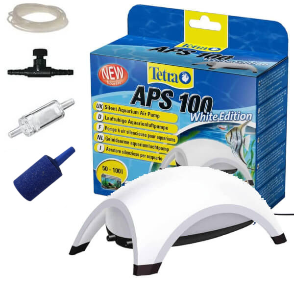 Tetra TEC APS-100 pompka akwariowa biała + mega zestaw