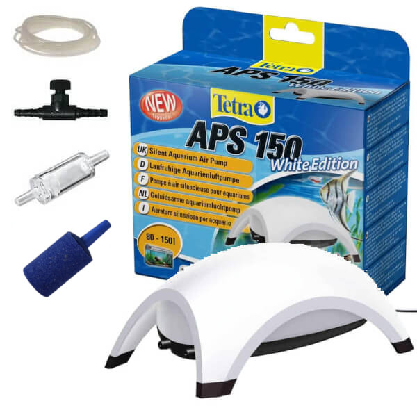 Tetra TEC APS-150 pompka akwariowa biała + mega zestaw