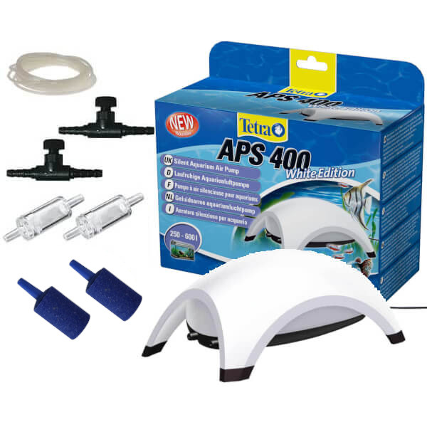 Tetra TEC APS-400 pompka akwariowa biała + mega zestaw