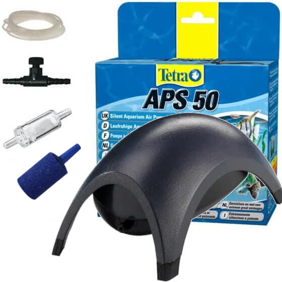 Tetra TEC APS-50 pompka akwariowa czarna + mega zestaw