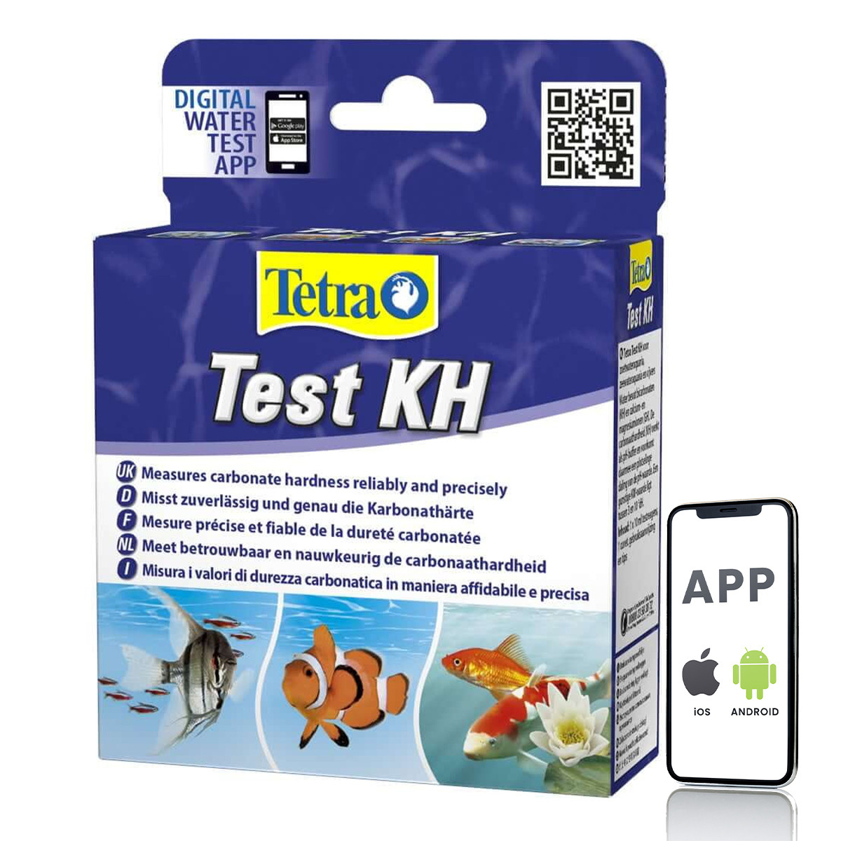 Tetra Test KH - Kompletny zestaw na twardość węglanową