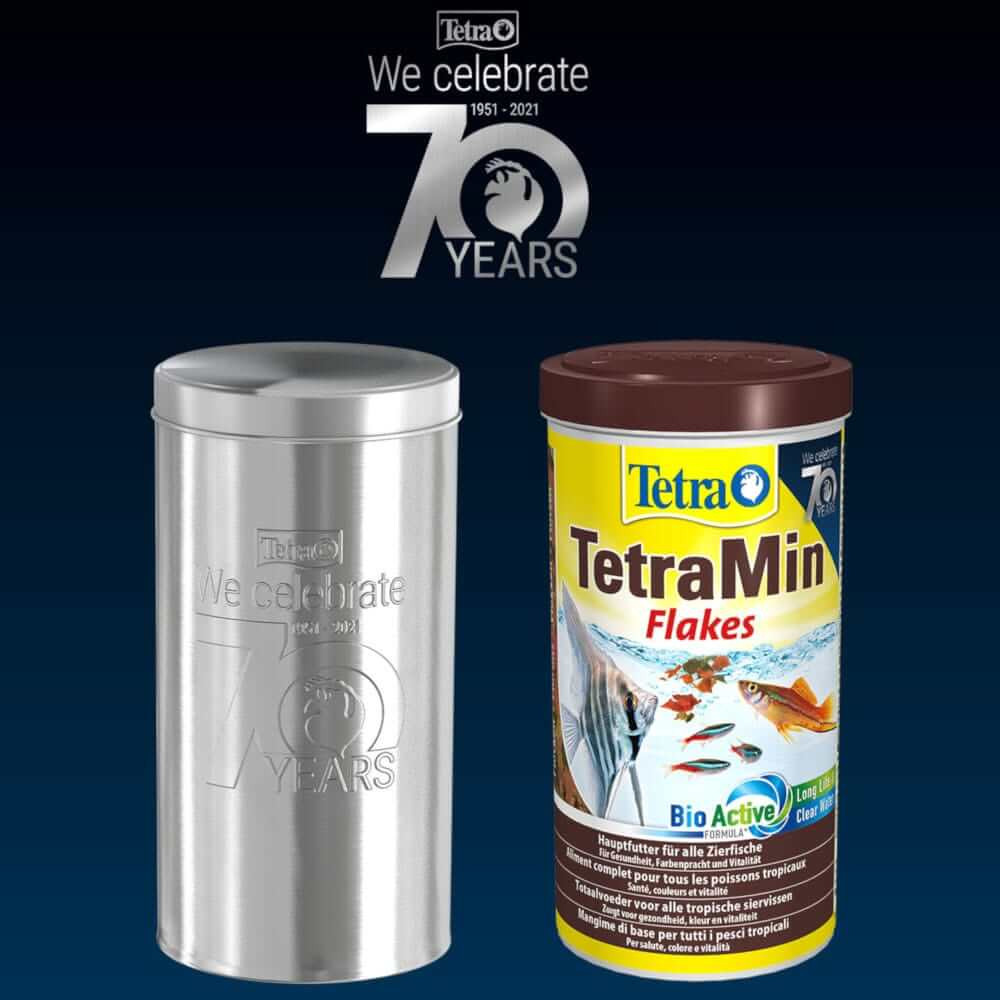 Tetra TetraMin 1000ml - 200g podstawowy pokarm dla ryb + aluminiowa puszka gratis