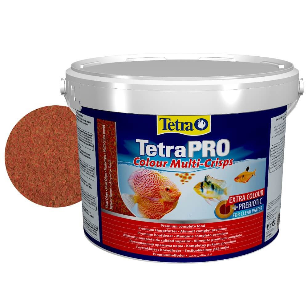 TetraPRO Colour 10l - 2,1kg pokarm wybarwiający dla ryb tropikalnych