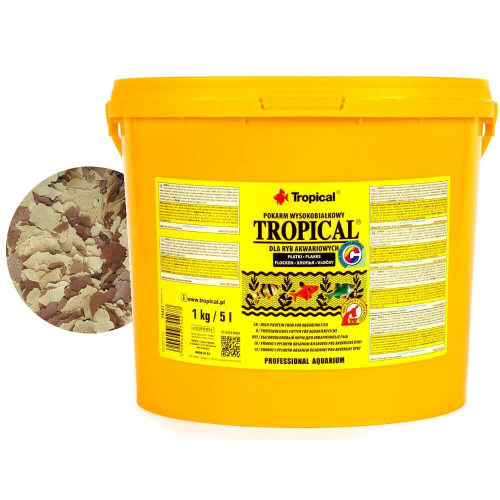 Tropical 5L - 1kg Podstawowy pokarm wysoko-białkowy