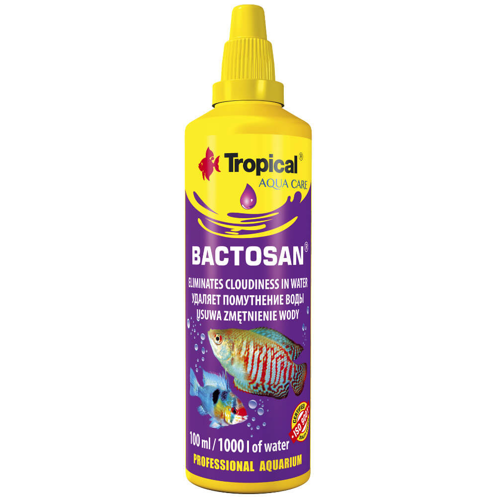 Tropical Bactosan 100ml - usuwa zmętnienie wody w akwarium