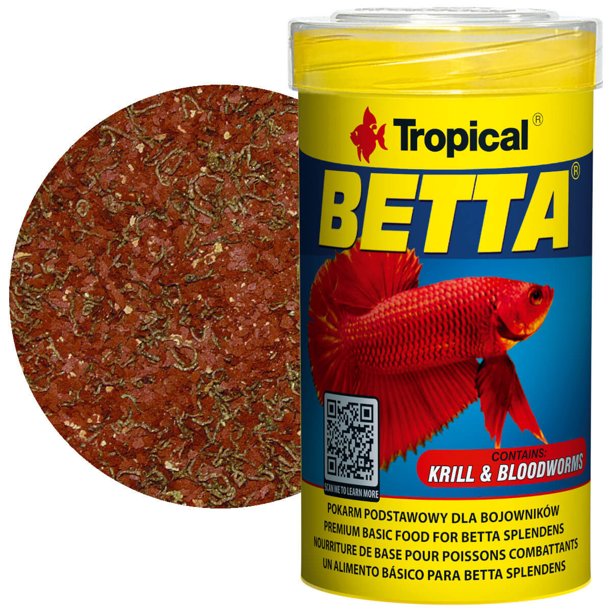 Tropical Betta 100ml - 25g Pokarm dla bojownika
