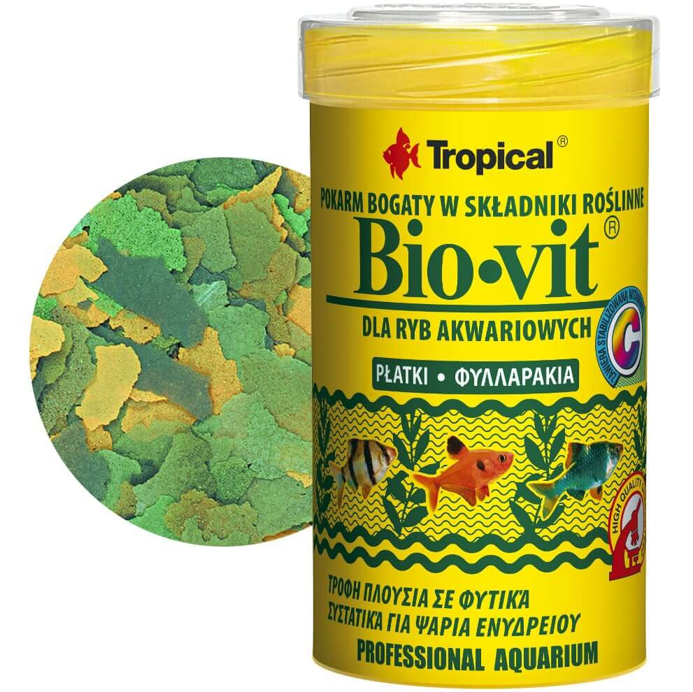 Tropical Bio-Vit 100ml - 20g Pokarm roślinny dla ryb