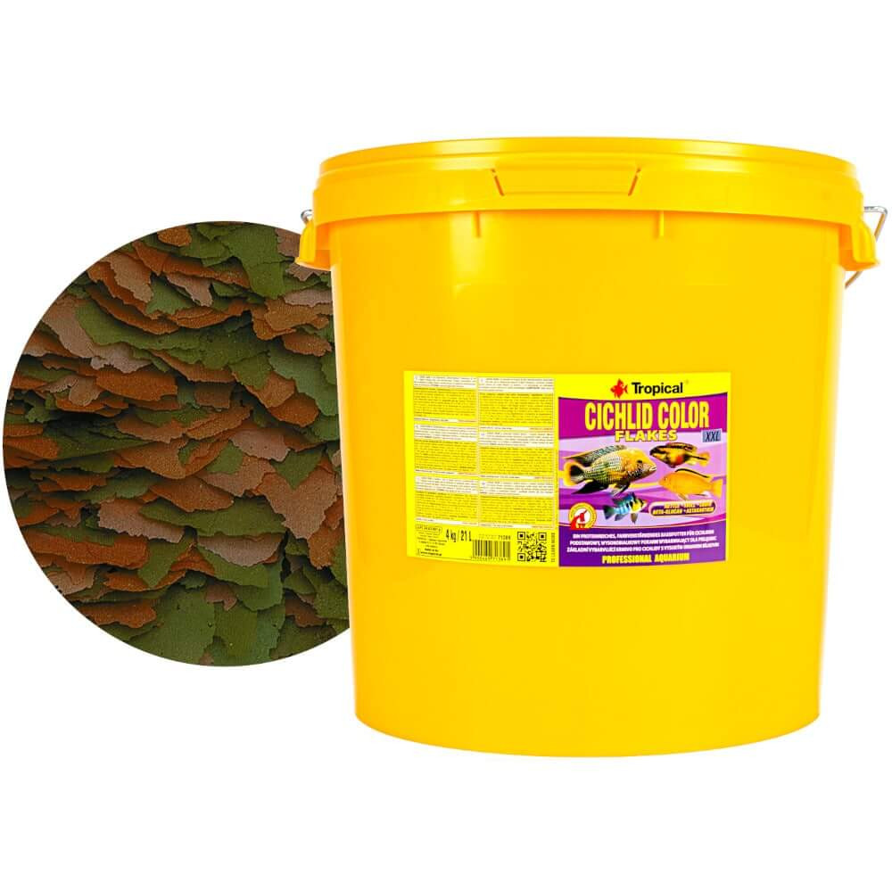 Tropical Cichlid Color 21L - 4kg Pokarm dla pielęgnic