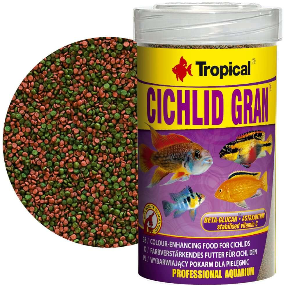 Tropical Cichlid Gran 100ml - 55g Pokarm dla pielęgnic