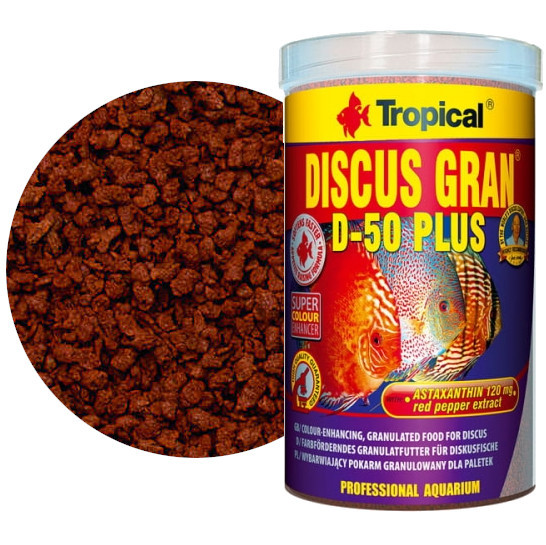 Tropical Discus Gran D-50 Plus puszka 1000ml - 440g