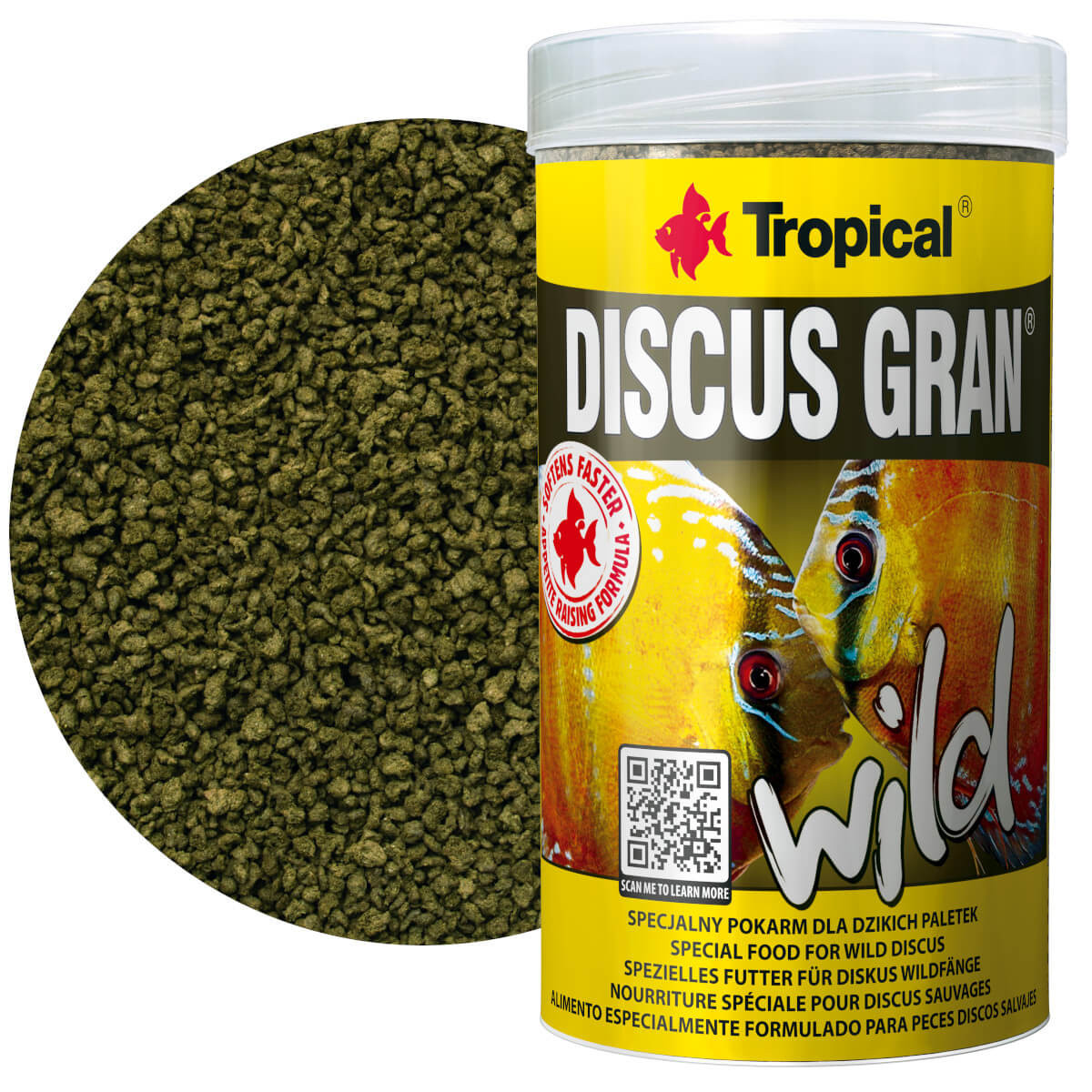 Tropical Discus Gran Wild 250ml - 110g Pokarm dla ryb granulat