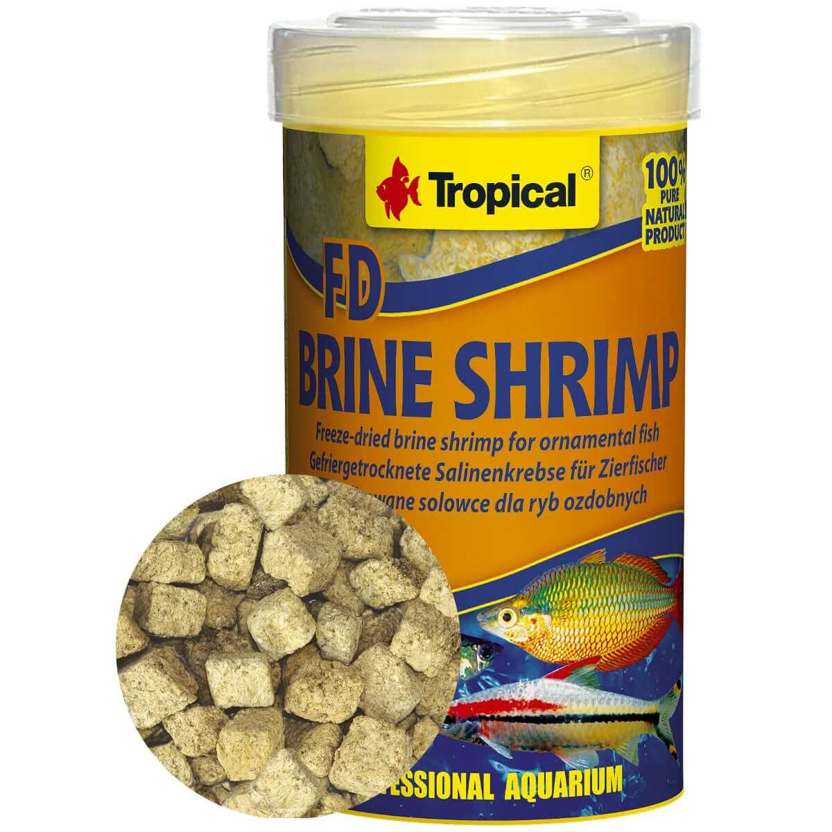 TROPICAL FD BRINE SHRIMP 100ML - 8G POKARM ARTEMIA