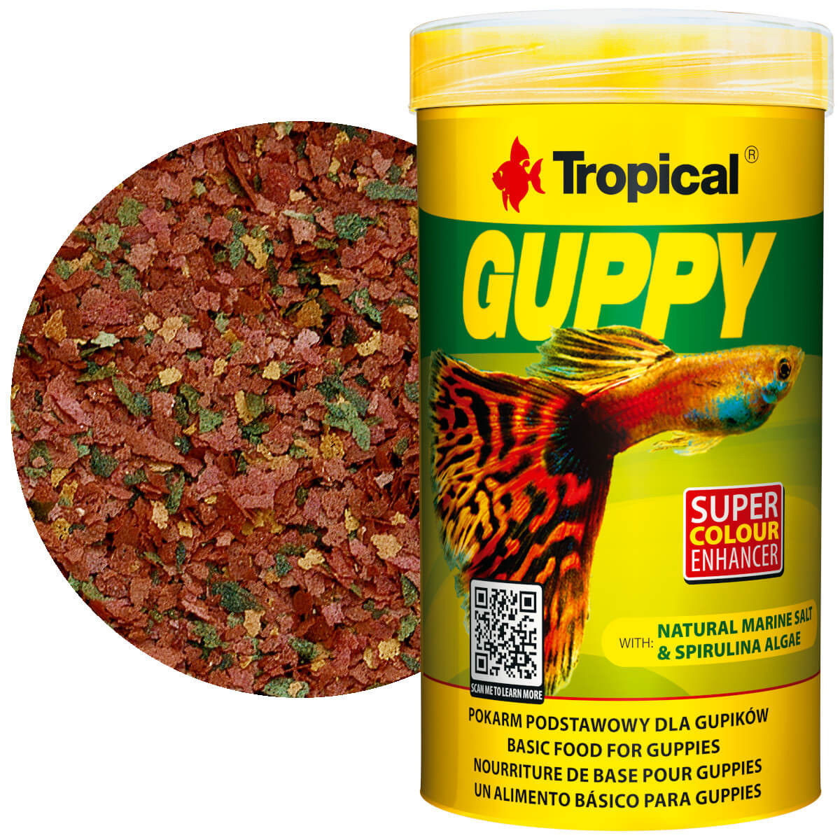 Tropical Guppy 250ml - 50g Pokarm dla gupików